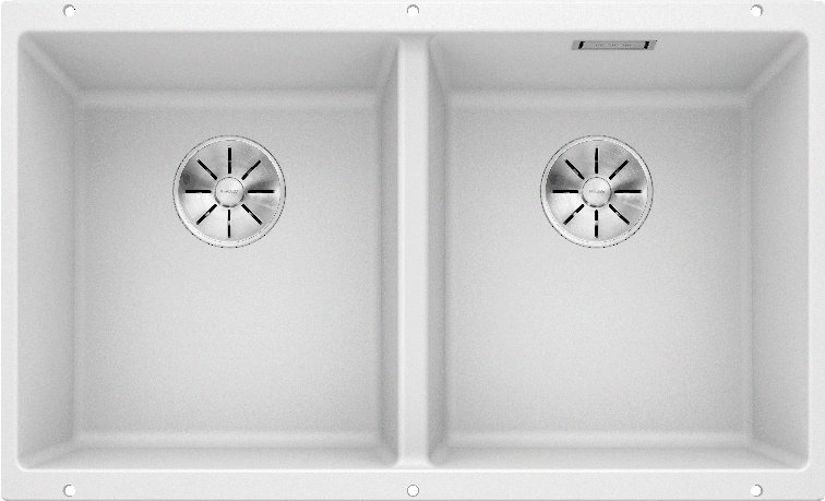Кухонная мойка Blanco подстольная Subline 350/350-U 523578 белый
