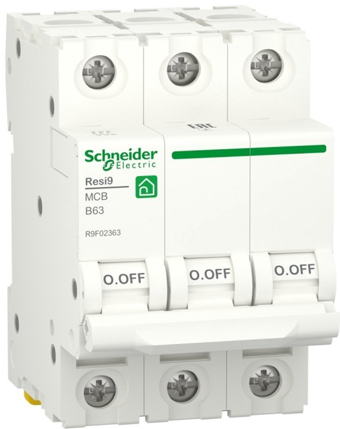Schneider Electric автоматический выключатель 3P 63 A, 6 кА, 400 В