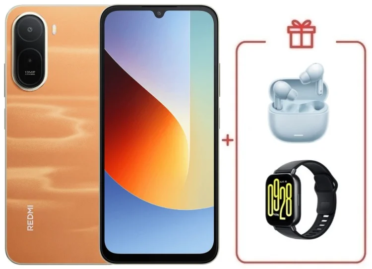 Смартфон Xiaomi Redmi A7 Pro 4/128GB оранжевый + подарок купить,NaN