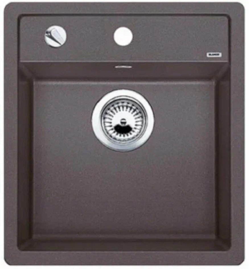 Кухонная мойка Blanco 517165 врезная 51х46х19 см, искусственный гранит, тон кофе