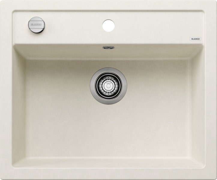 Кухонная мойка Blanco Dalago 6 527063 мягкий белый накладная 61.5х51 смх19 см, искусственный камень купить,199479