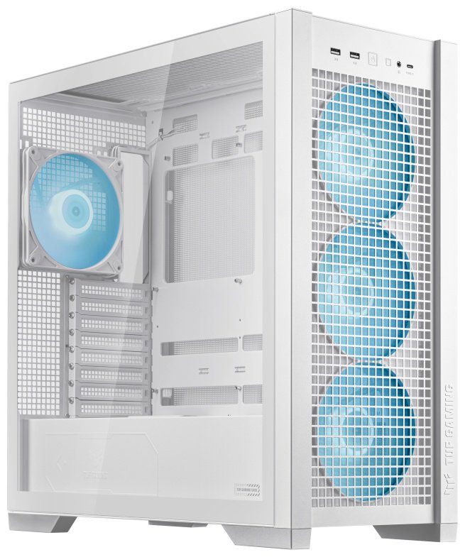 Корпус ASUS TUF GAMING GT302 TG ARGB 90DC00I3-B19000 белый купить,0