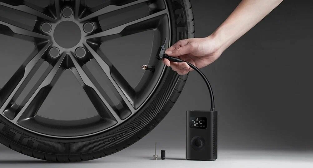 Автокомпрессор Xiaomi цифровой MJCQB06QW купить,0