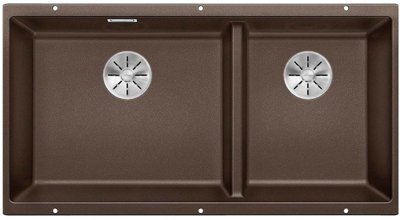 Кухонная мойка Blanco Subline 480/320-U 523593 врезная 46х85.5х20 см, искусственный камень, тон кофе купить,NaN