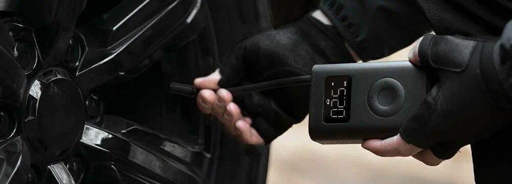 Автокомпрессор Xiaomi цифровой MJCQB06QW купить,0