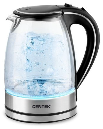 Электрочайник CENTEK CT-1009 BLS черный купить,NaN