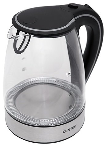 Электрочайник CENTEK CT-1009 BLS черный купить,0