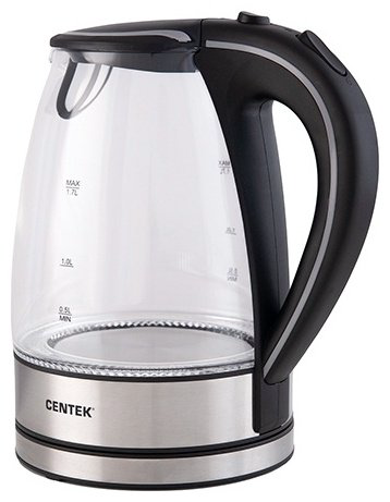 Электрочайник CENTEK CT-1009 BLS черный купить,NaN