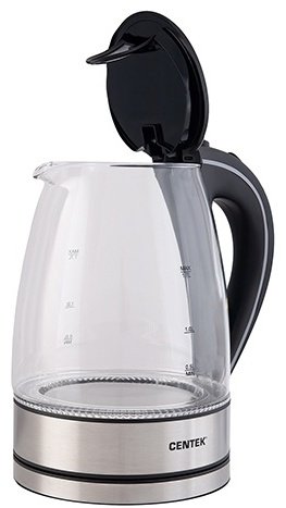 Электрочайник CENTEK CT-1009 BLS черный купить,0