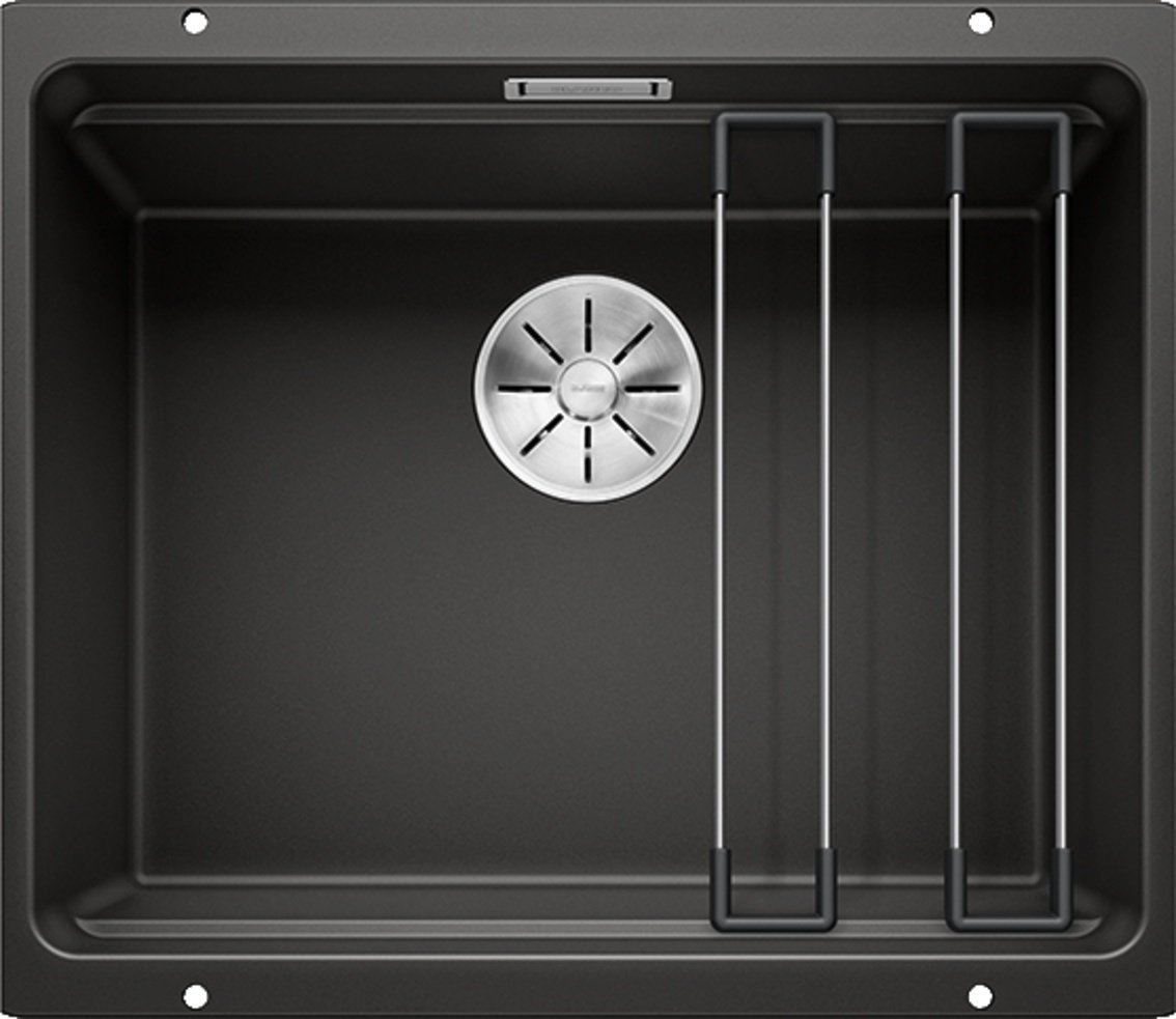 Кухонная мойка Blanco врезная ETAGON 500-U 525887 46x53 черный