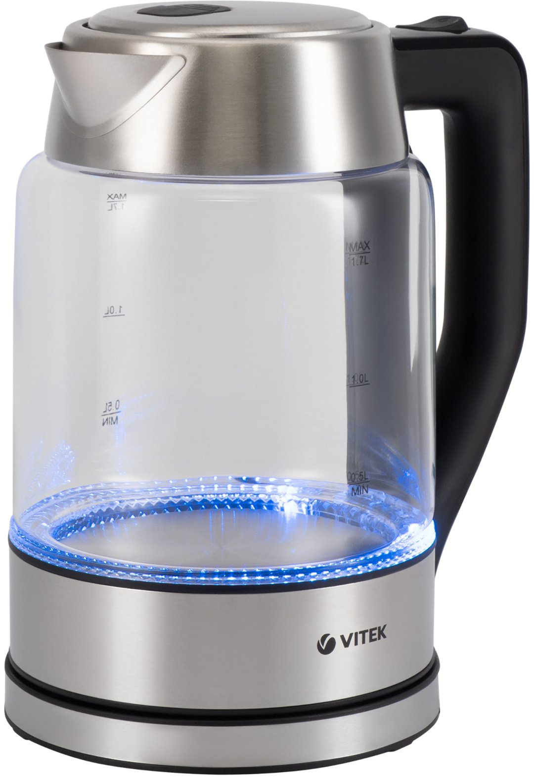 Электрочайник Vitek VT-7043 серебристый купить,NaN