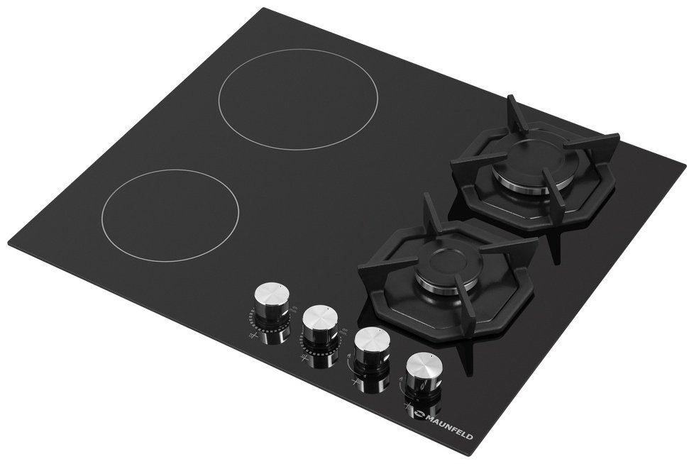 Варочная поверхность MAUNFELD EEHG.642VC.2CB/KG черный