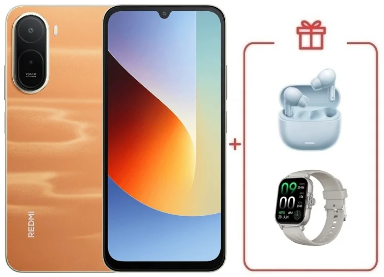 Смартфон Xiaomi Redmi A7 Pro 4/128GB оранжевый + подарок купить,NaN