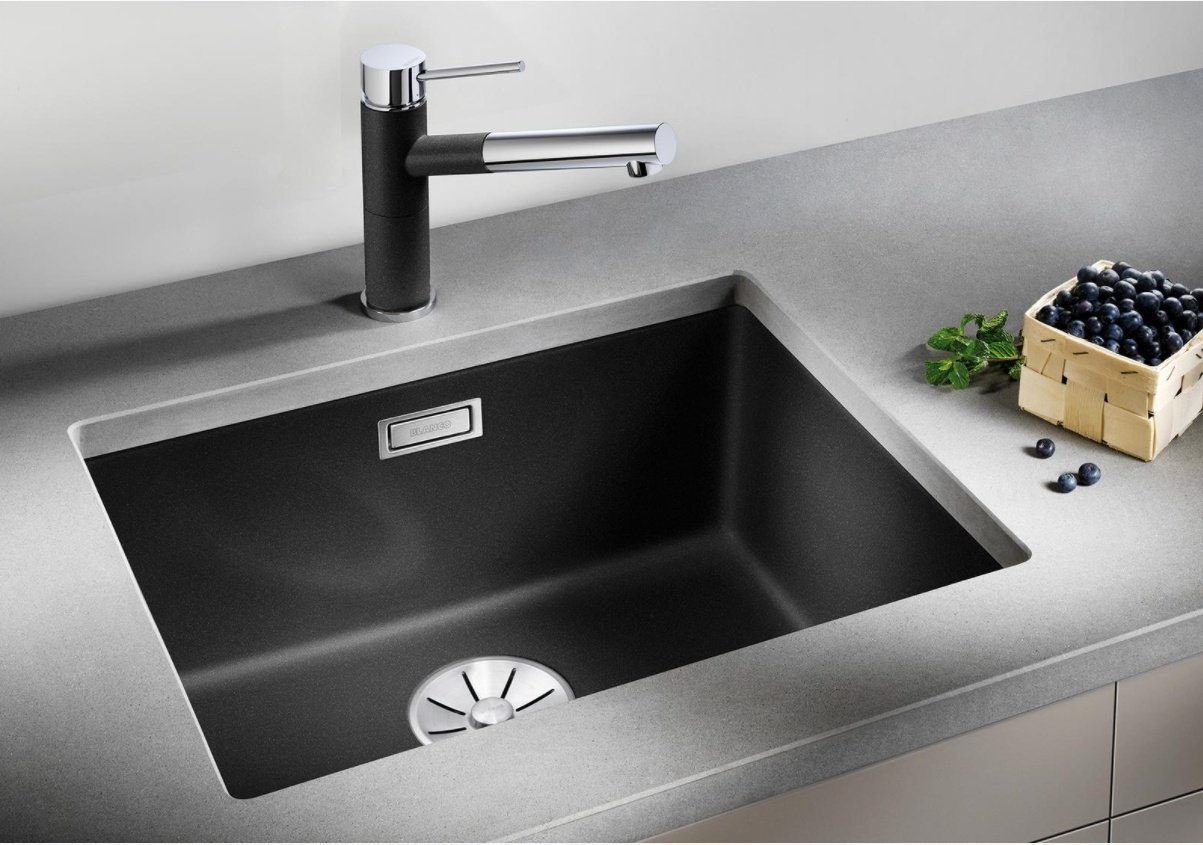 Кухонная мойка Blanco Subline 500-U 525995 черный - ForteMarket Кухонная мойка Blanco Subline 500-U 525995 черный купить,0