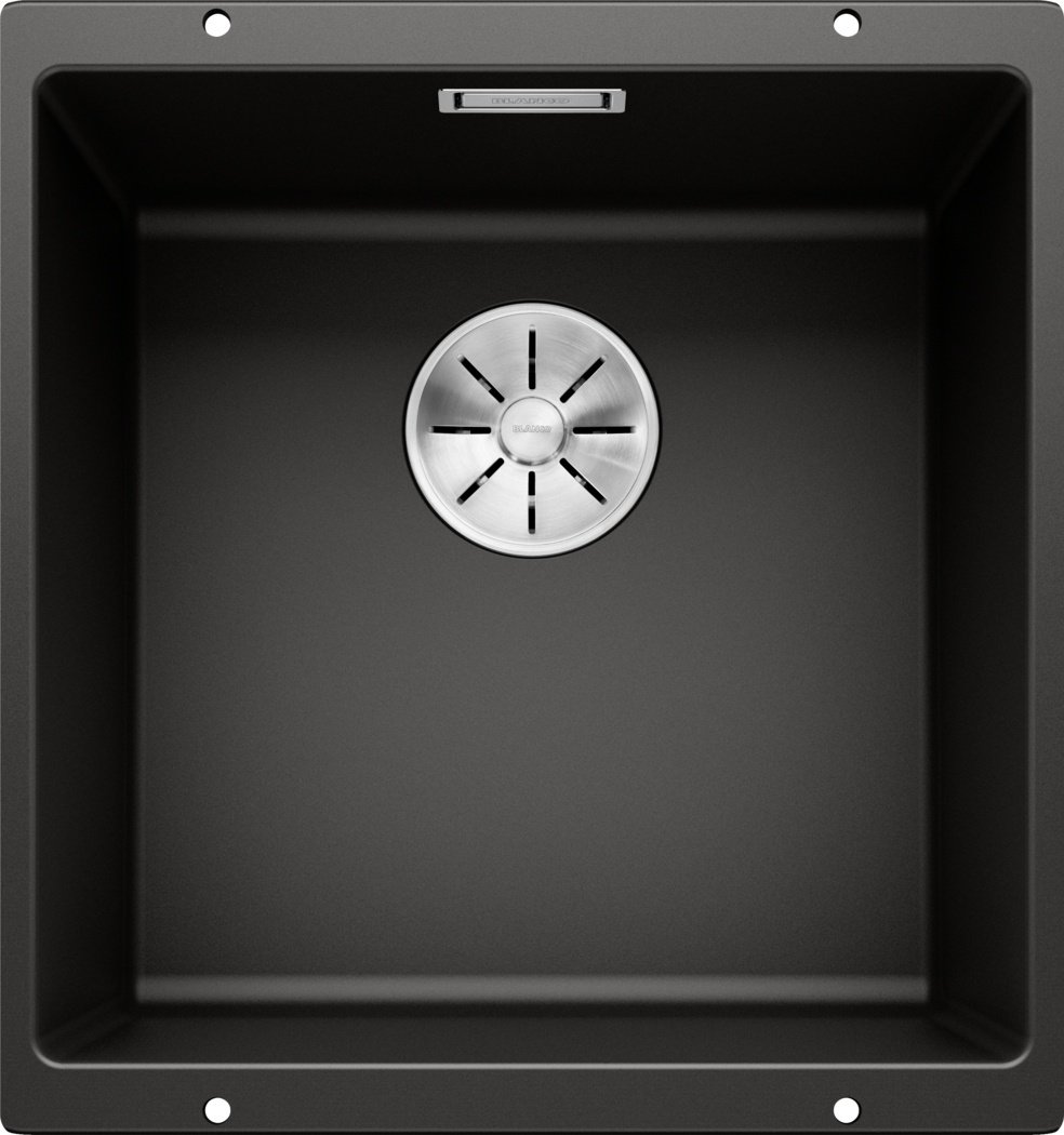Кухонная мойка Blanco подстольная Subline 400-U антрацит (523422) черный, серый
