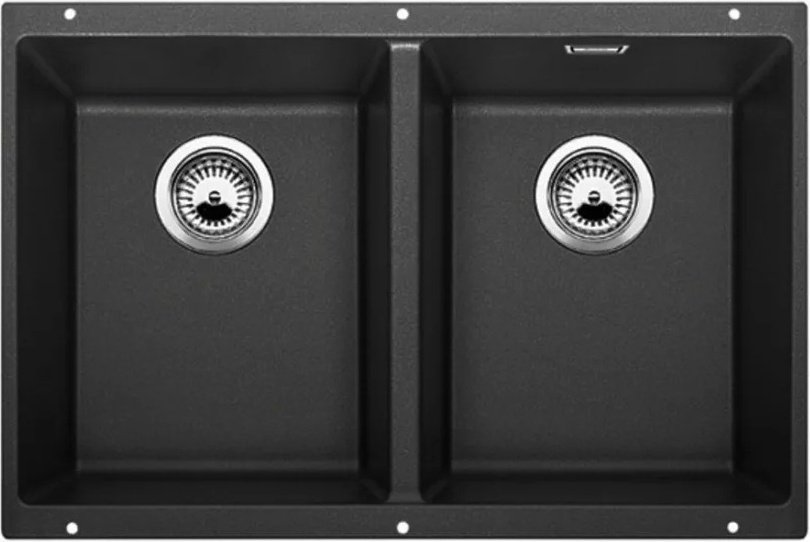 Кухонная мойка Blanco Subline 350/350-U 523574 Антрацит Black