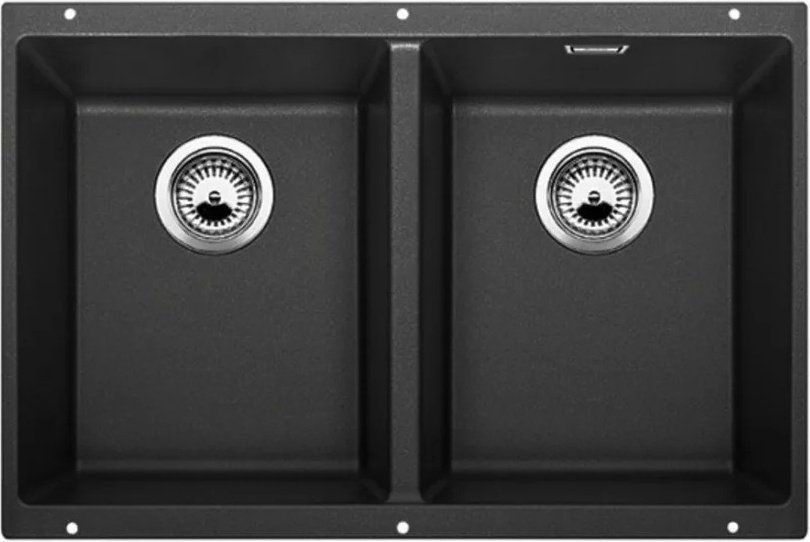 Кухонная мойка Blanco Subline 350/350-U 523574 Антрацит Black купить,344862