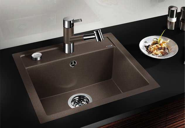 Кухонная мойка Blanco накладная Dalago 5 Silgranit 518529 коричневый