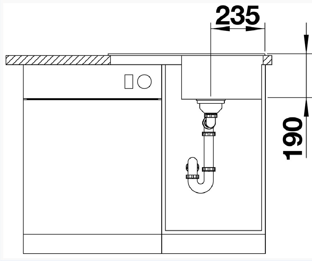 Кухонная мойка Кухонная мойка BLANCO Zia 45 S Compact белый (524725) купить,NaN