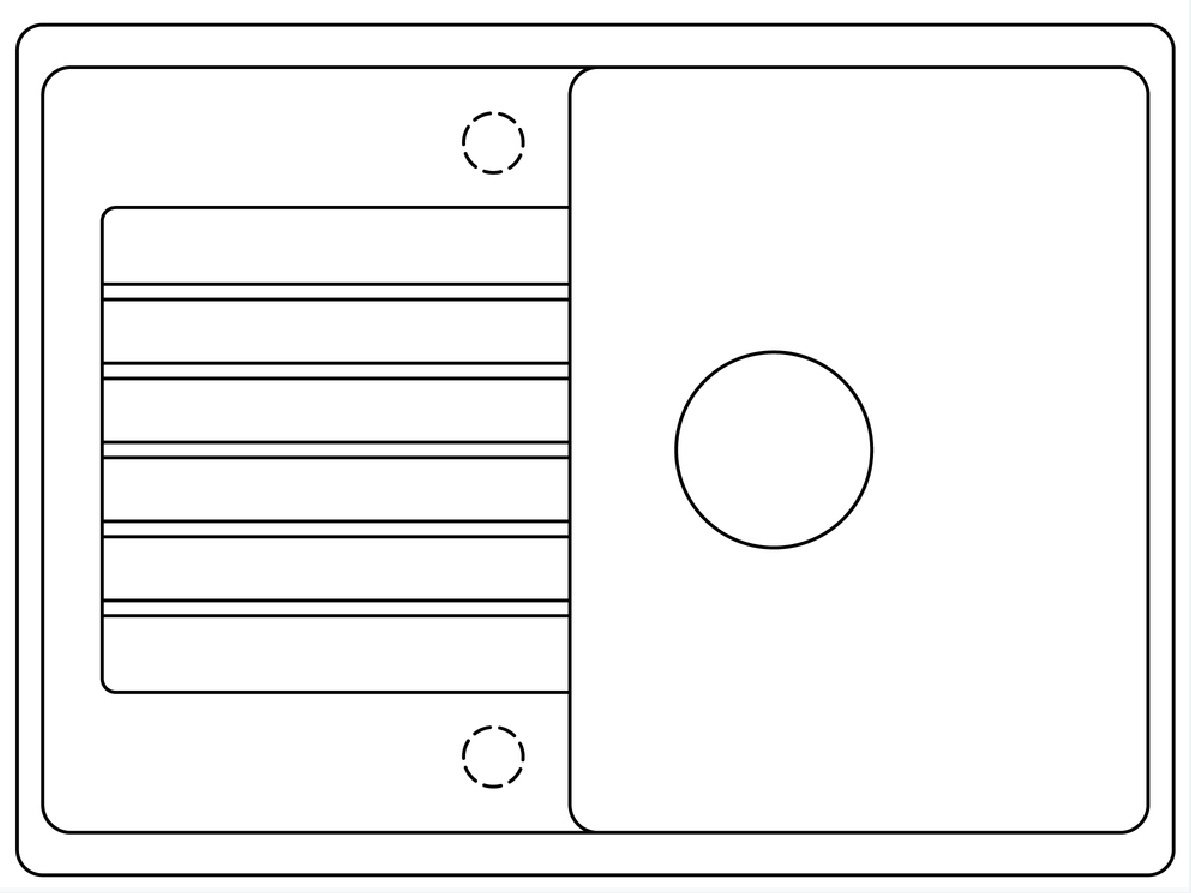 Кухонная мойка Кухонная мойка BLANCO Zia 45 S Compact белый (524725) купить,NaN