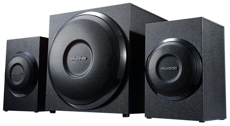 Компьютерные колонки Microlab M 110 черный