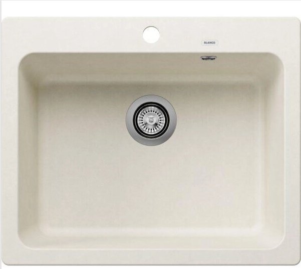 Кухонная мойка Blanco BLANCO Naya 6 мягкий белый (527128) мягкий белый врезная 61.5х51х20 см, искусственный камень