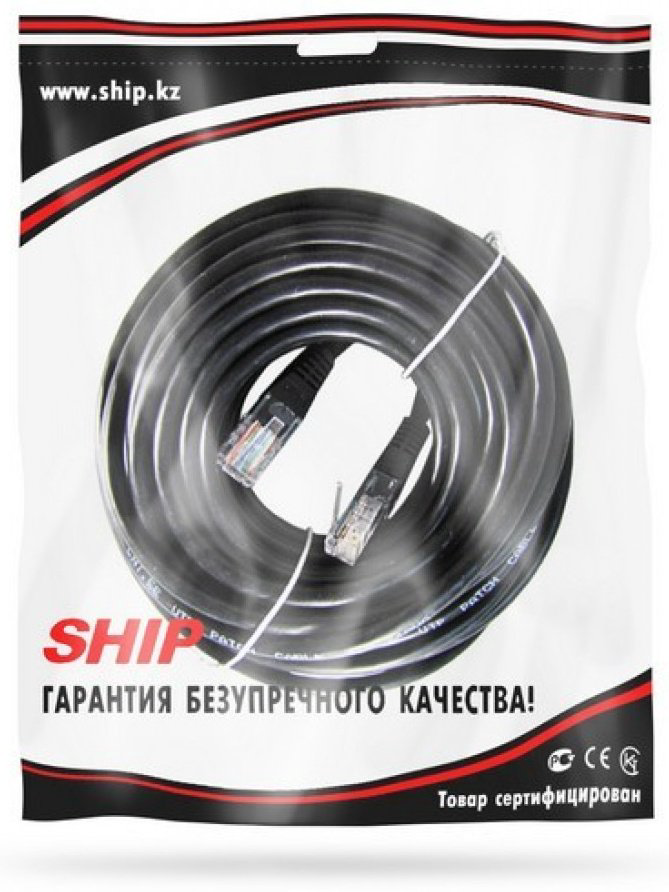 Кабель SHIP RJ-45 - RJ-45 10 м S3025BK1000-P купить,NaN