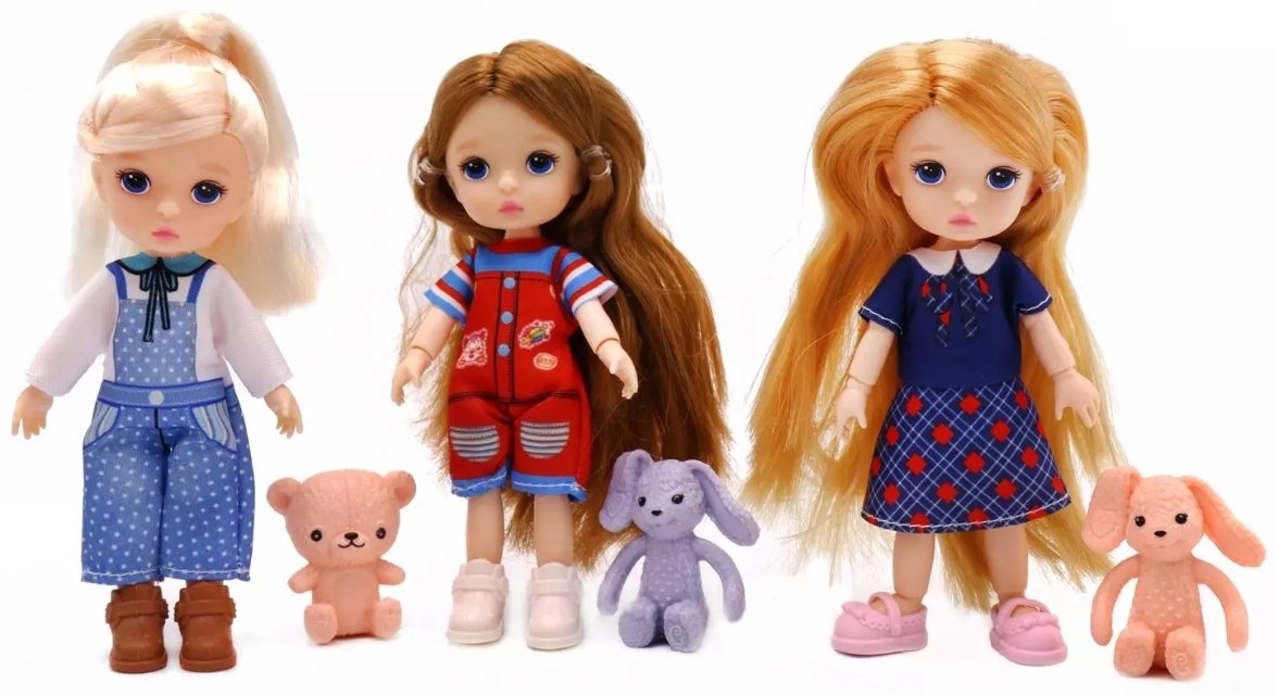 Кукла коллекционная Funky Toys Кукла с зайчиком 14 см купить,0
