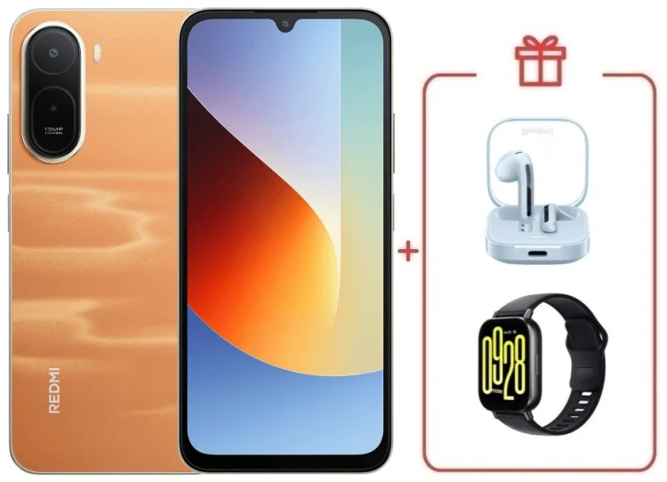 Смартфон Xiaomi Redmi A7 Pro 4/128GB оранжевый + подарок купить,NaN