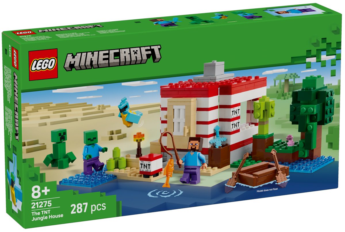 Конструктор LEGO Minecraft, деталей 287 шт - ForteMarket Конструктор LEGO Minecraft, деталей 287 шт купить,0