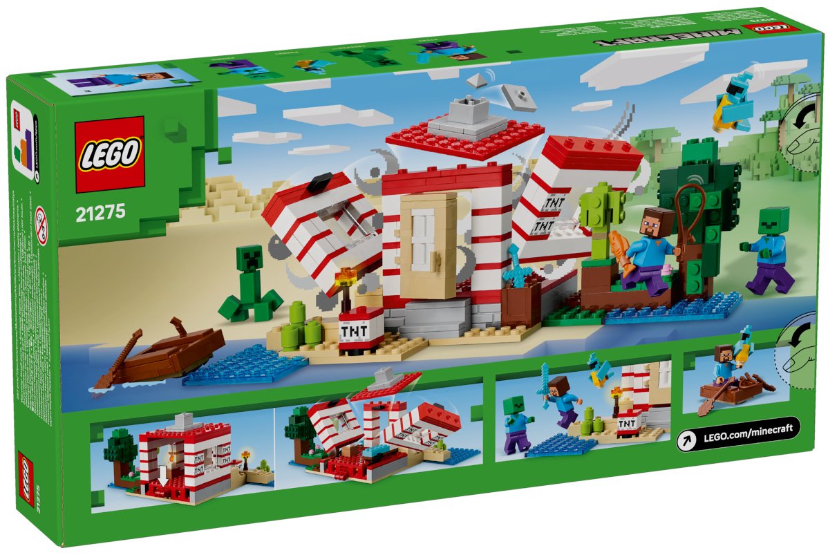 Конструктор LEGO Minecraft, деталей 287 шт - ForteMarket Конструктор LEGO Minecraft, деталей 287 шт купить,0