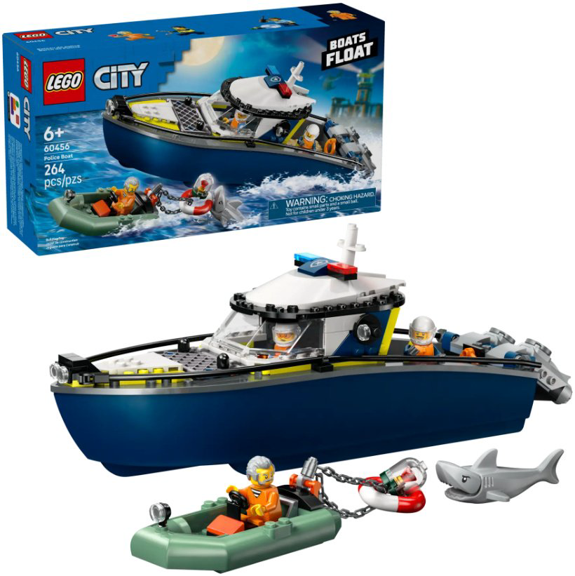 Конструктор LEGO Полицейский катер, деталей 264 шт купить,NaN