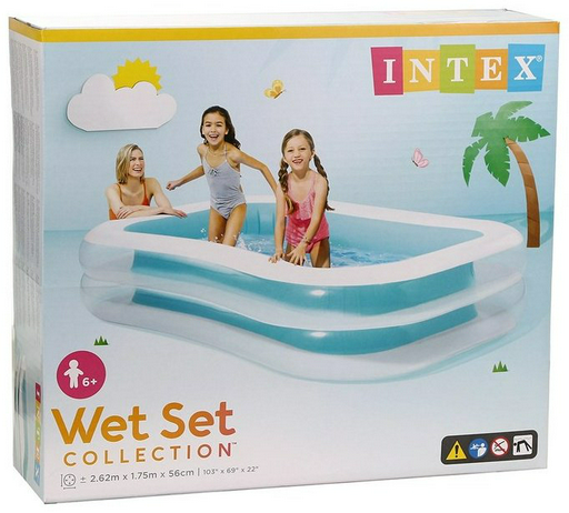 Бассейн надувной Intex Swim Center Family 56483NP, 262x175x56 см