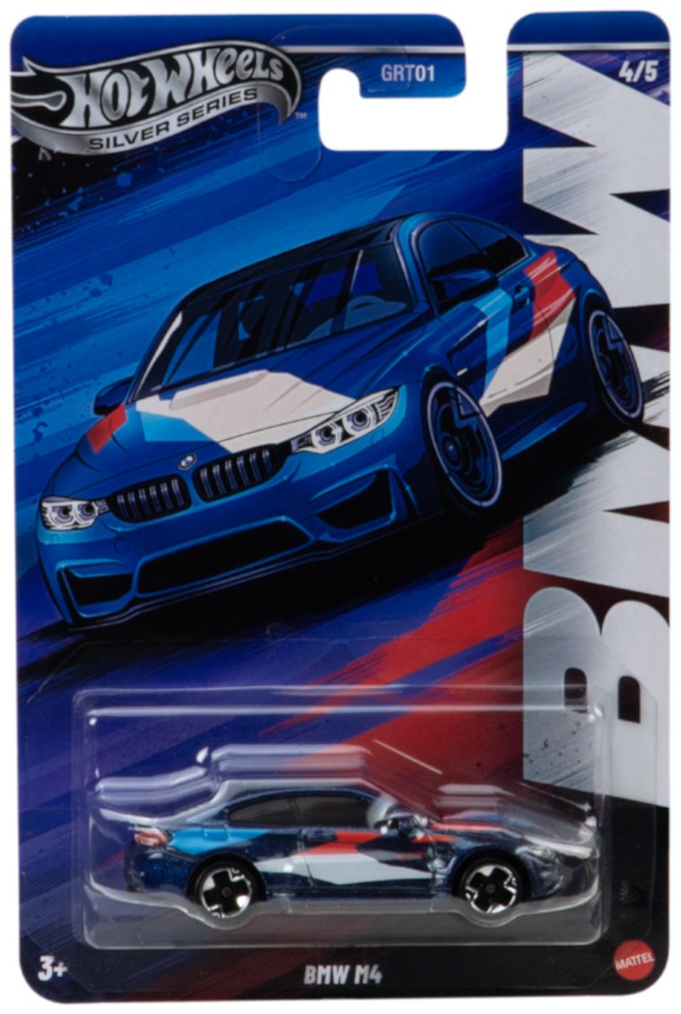 Легковая Hot Wheels Basic. Celebrations - BMW M4 мультиколор купить,0