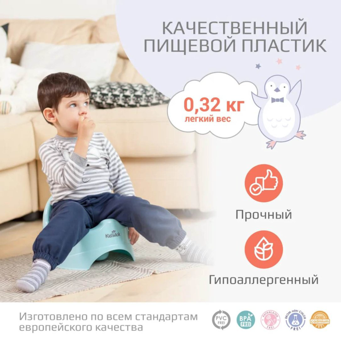 Горшок Kidwick голубой купить,NaN