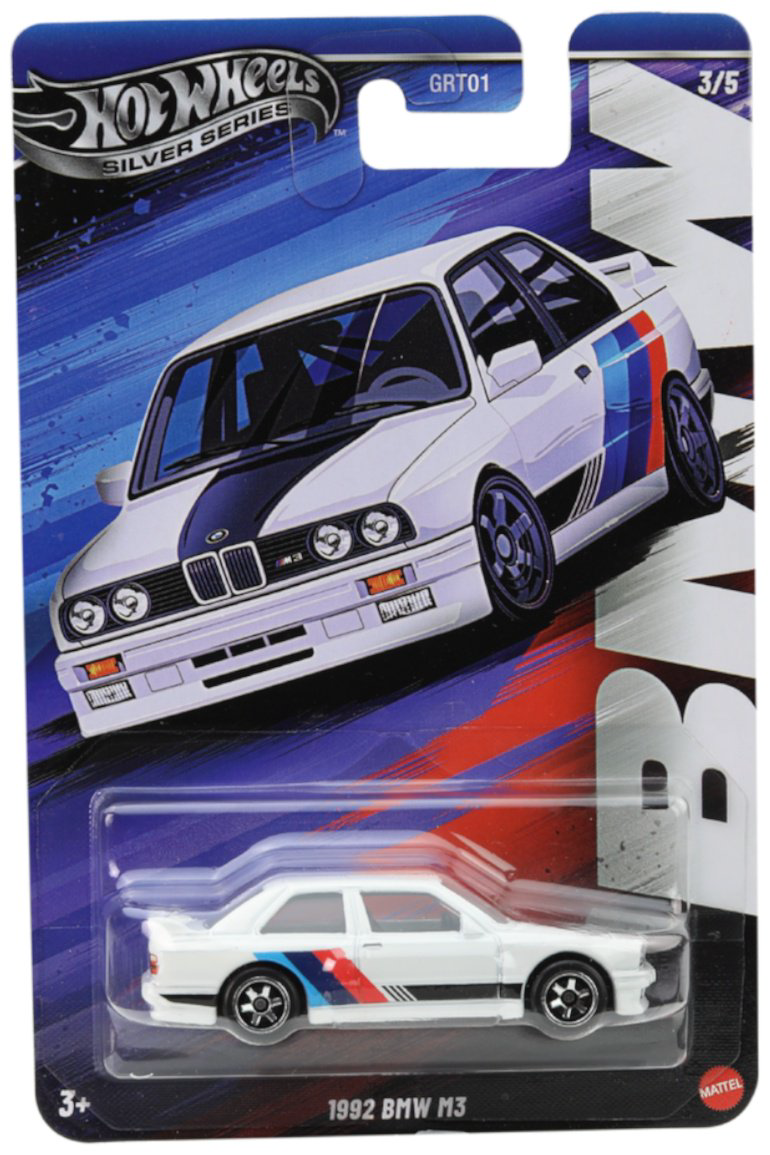 Легковая Hot Wheels Basic. Celebrations - 1992 BMW M3 белый купить,NaN
