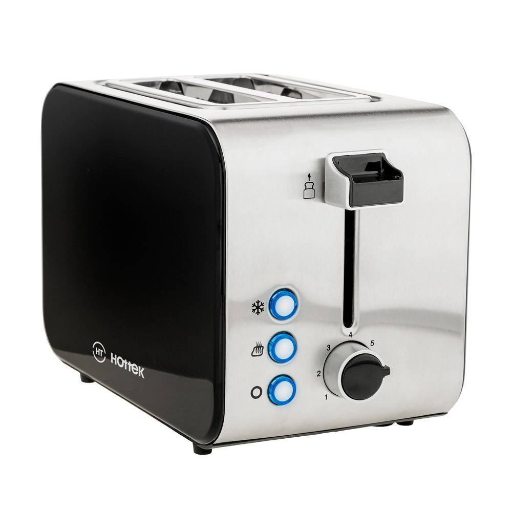 Тостер Hottek HT-972-051 черно-серебристый купить,0
