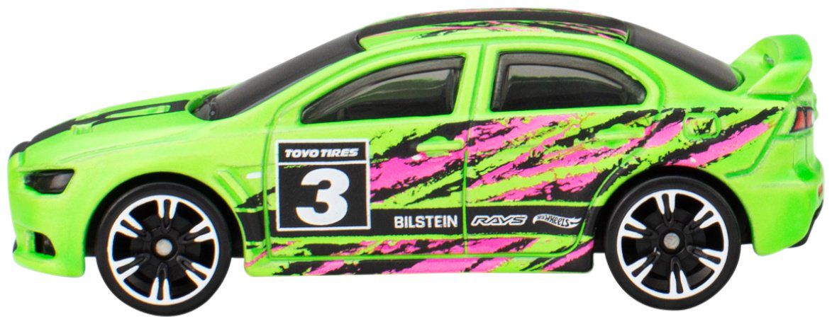 Легковая Hot Wheels 2008 Lancer Evolution зеленый купить,NaN