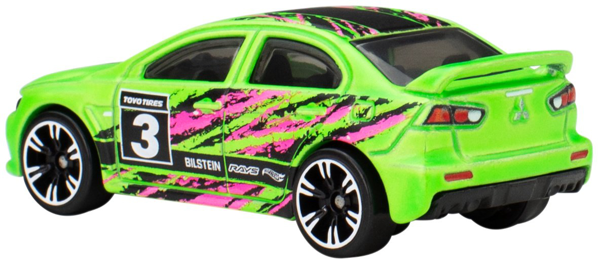 Легковая Hot Wheels 2008 Lancer Evolution зеленый купить,NaN