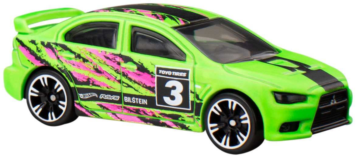 Легковая Hot Wheels 2008 Lancer Evolution зеленый купить,NaN