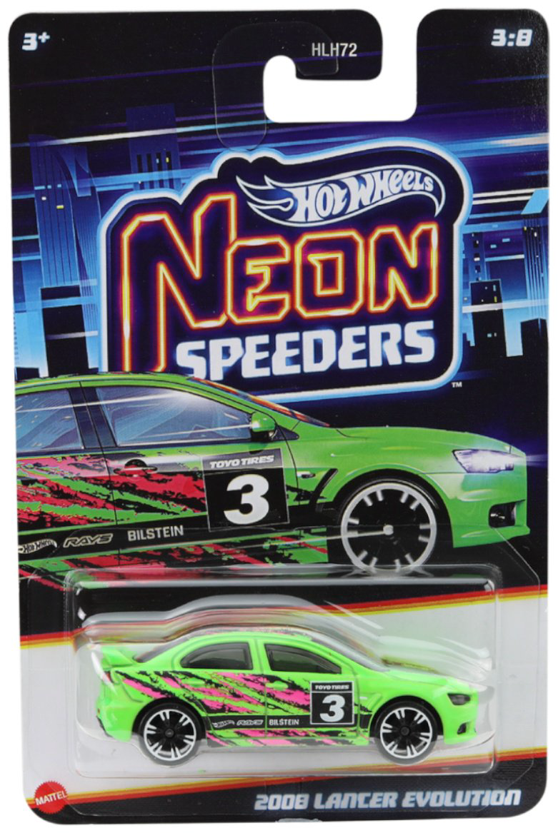 Легковая Hot Wheels 2008 Lancer Evolution зеленый купить,NaN