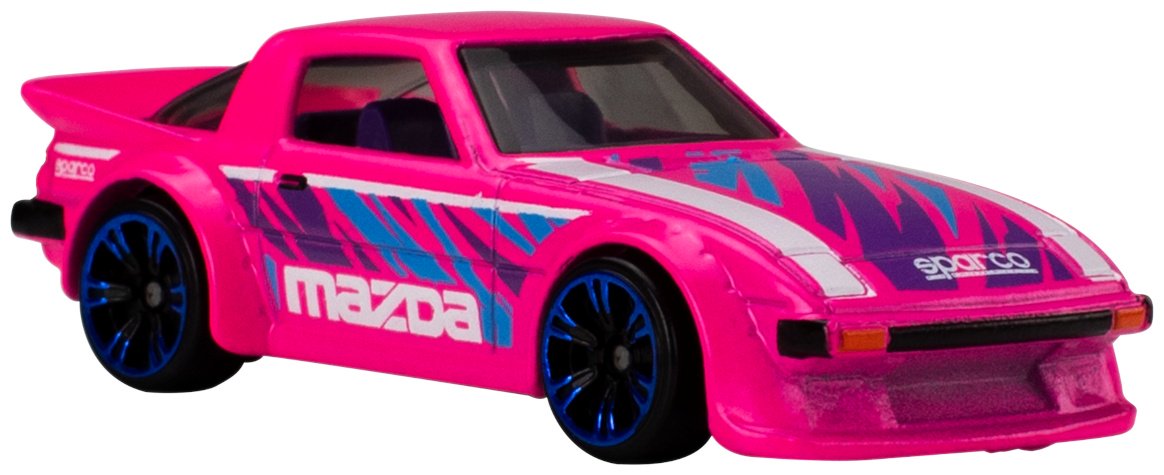 Легковая Hot Wheels Mazda RX-7 розовый купить,0