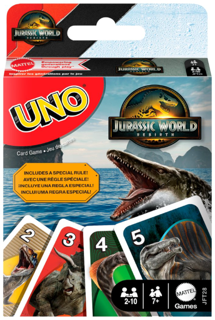 Mattel: UNO Jurassic World Rebirth купить,NaN