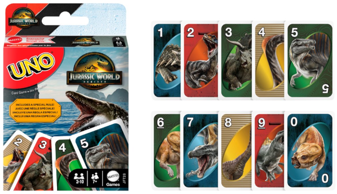 Mattel: UNO Jurassic World Rebirth купить,0