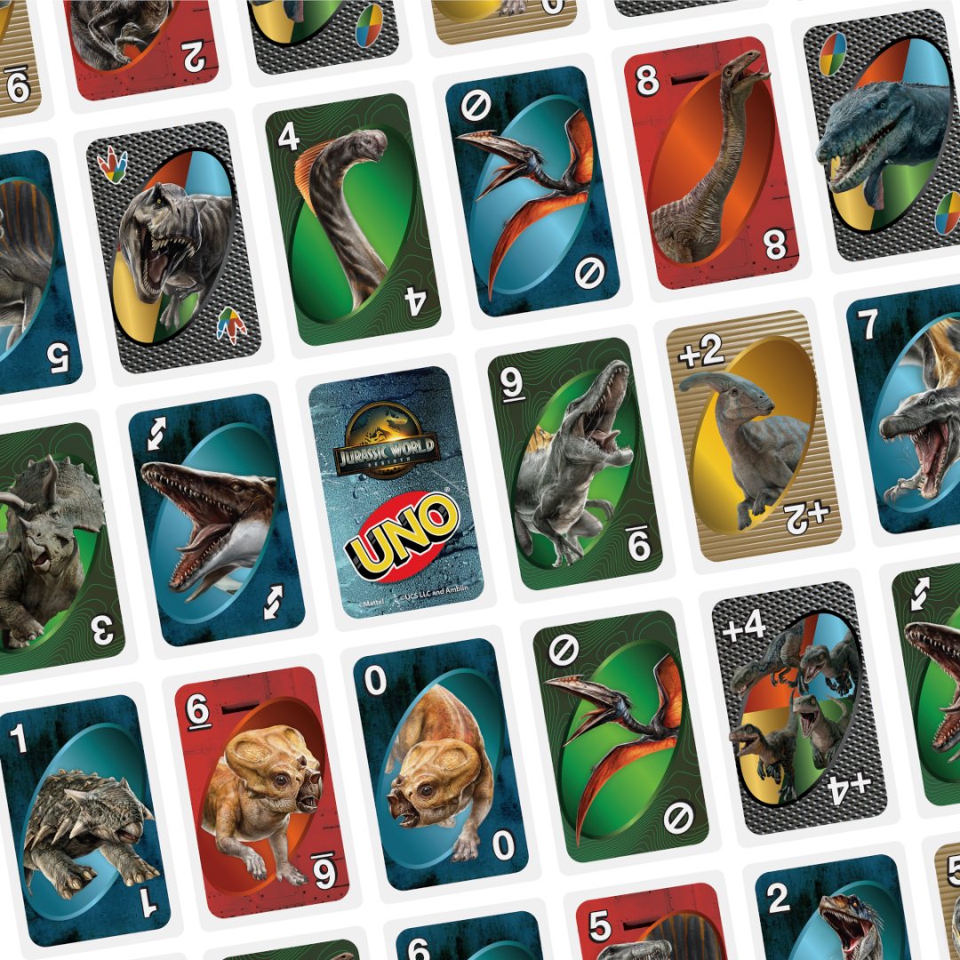 Mattel: UNO Jurassic World Rebirth купить,0