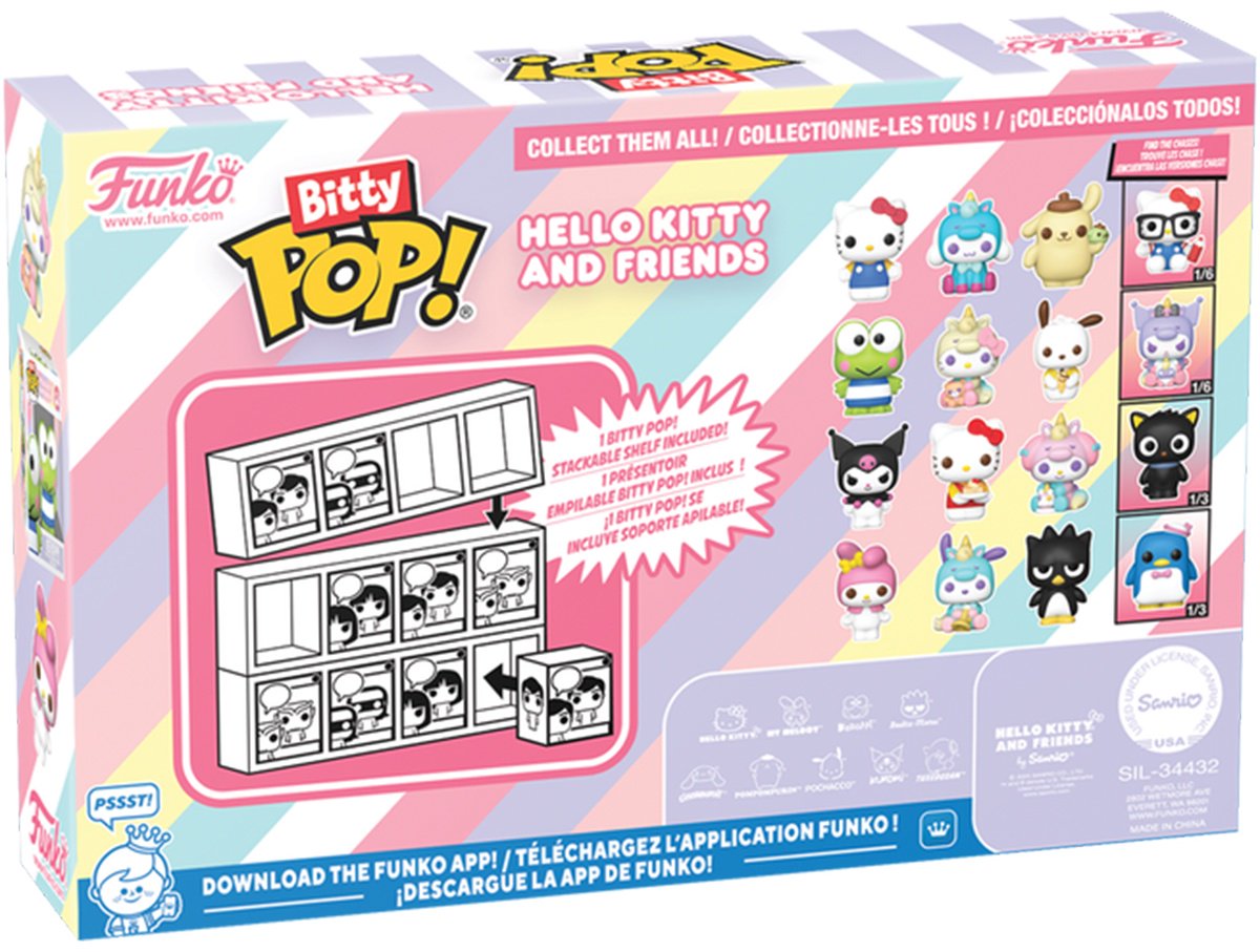 Funko Bitty POP! Sanrio. Hello Kitty 4PK 2.3 см 4 шт