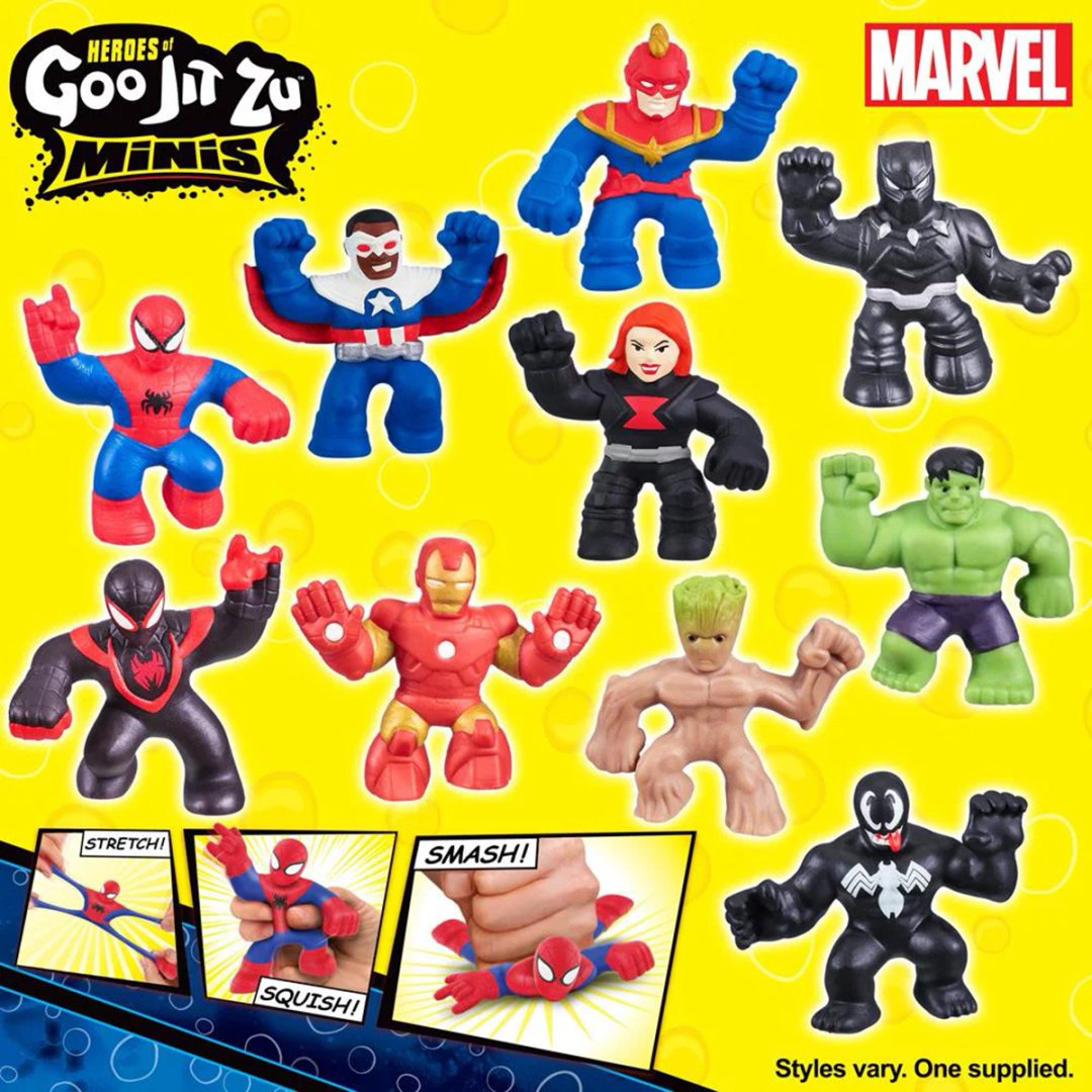 Goo Jit Zu Captain Marvel 6.5 см 1 шт купить,NaN