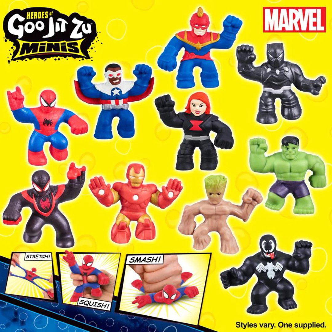Goo Jit Zu Captain Marvel 6.5 см 1 шт купить,NaN