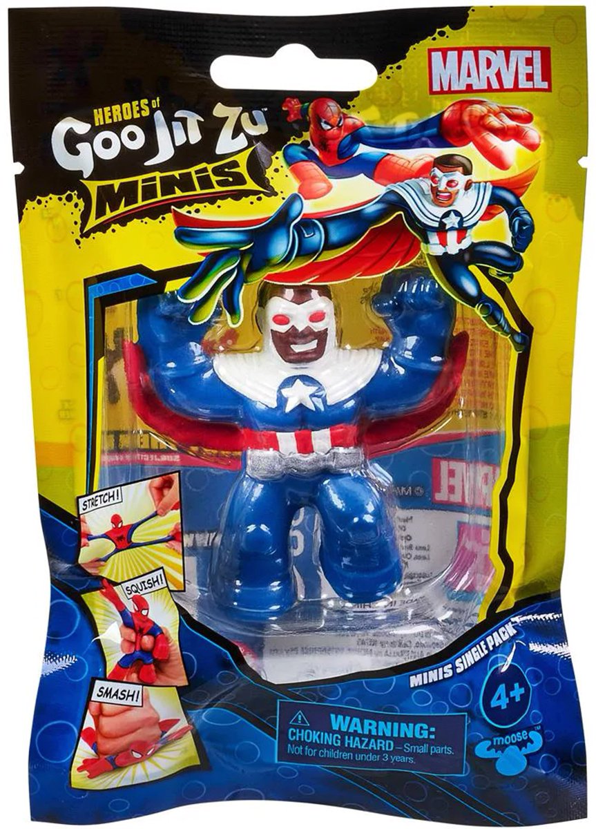 Goo Jit Zu Captain Marvel 6.5 см 1 шт купить,NaN