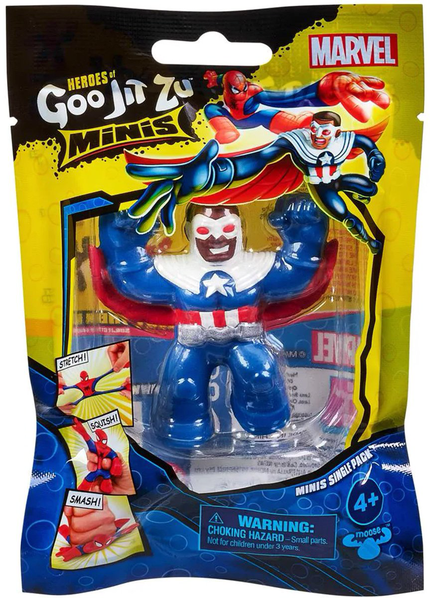Goo Jit Zu Captain Marvel 6.5 см 1 шт купить,NaN